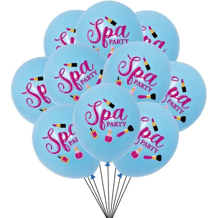 10/30 pièces Spa maquillage fête ballons rouge à lèvres Latex ballon mariage fête d'anniversaire décorations fournitures filles enfant jouet cadeaux
