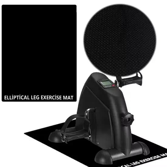 Tapis de Machine d'exercice de jambe d'ellipse, tapis elliptique sous le bureau, tapis de sol souple pour pas à pas, améliore la stabilité pour les équipements d'exercice