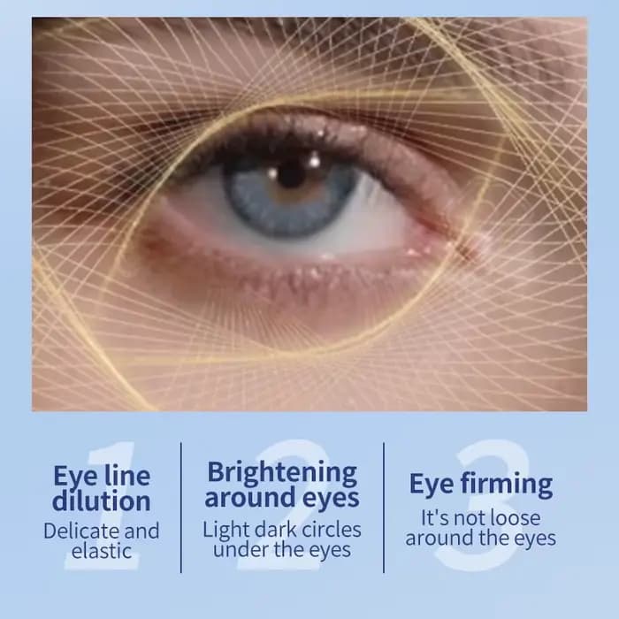 OCHEAL crème de Massage électrique pour les yeux acide hyaluronique raffermissant estompe les ridules Gel de soin des yeux hydratant beauté soins de la peau des yeux beauté