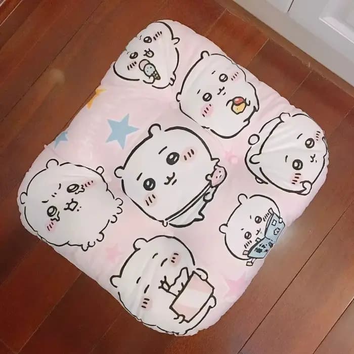 Coussin de siège mignon à motif Chiikawa Usagi, rembourré et antidérapant, pour chaise, dortoir, salle de classe, canapé, bureau, cadeau d'anniversaire