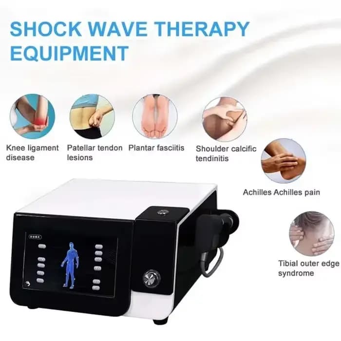 Pistolet de massage à ondes de choc extracorporelles automatique EMSWTC-007 pour soulager les douleurs corporelles, physiothérapie, relaxant, masseur à ondes de choc M