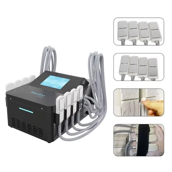 Appareil professionnel portable 8-en-1 de cryolipolyse pour la congélation des graisses