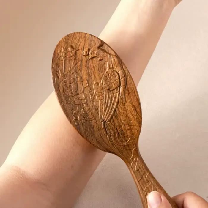Peigne de Massage de tête à 39 dents et outil Gua Sha