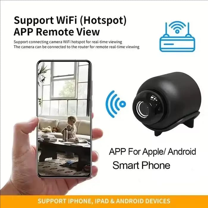 Nouvelle mini caméra X5 1080P, vision nocturne claire, légère, portable, caméras de qualité supérieure, détection de mouvement, caméra de surveillance sans fil