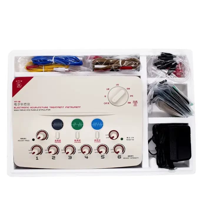 Stimulateur musculaire électrique par électroacupuncture EMS, dispositif de Massage de Stimulation musculaire basse fréquence pour la relaxation et la physiothérapie