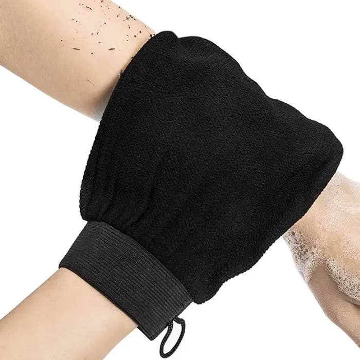 Gants exfoliants marocains pour hammam – Élimination indolore des peaux mortes – Gant de massage coréen pour le corps – Gadget de nettoyage pour salle de bain – 1 pièce