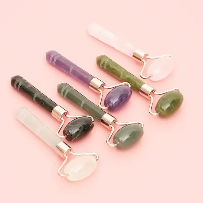 Pexmen-Rouleaux anti-âge et outil facial Gua-Sha
