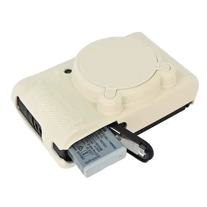 Étui de protection pour objectif d'appareil photo en silicone, entièrement protégé, souple et antichoc pour Canon PowerShot SX730 SX740 SX740HS