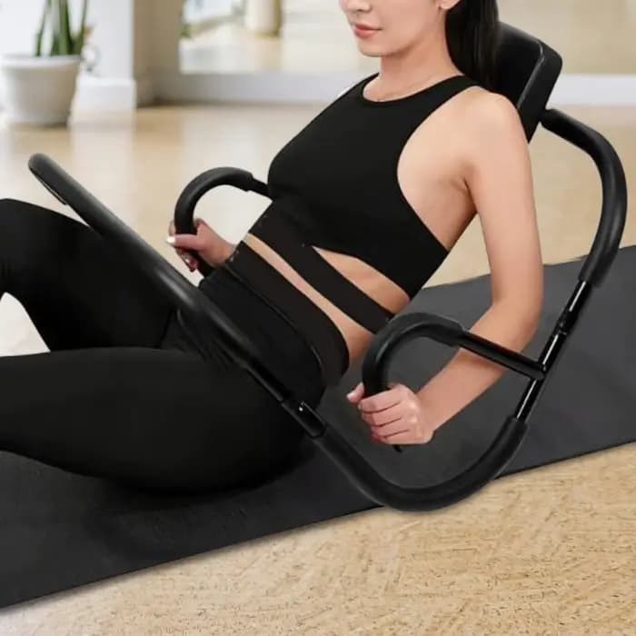 Appareil de musculation abdominale pour adultes unisexe avec appui-tête rembourré