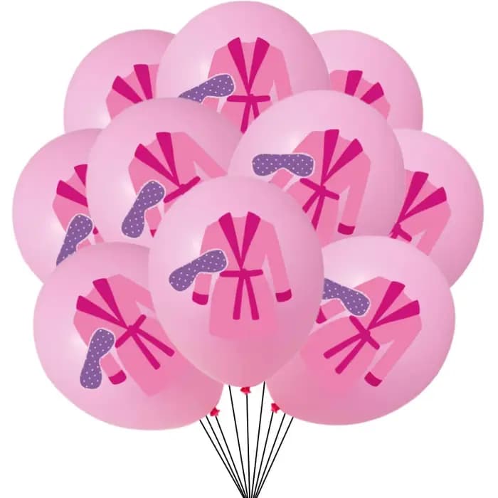 10/30 pièces Spa maquillage fête ballons rouge à lèvres Latex ballon mariage fête d'anniversaire décorations fournitures filles enfant jouet cadeaux