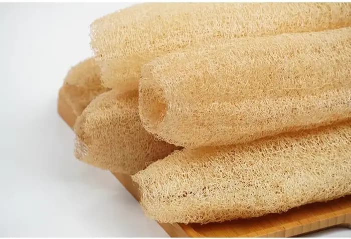 Environ 30-40cm éponges de Loofah organiques naturelles entières exfoliantes bain de douche