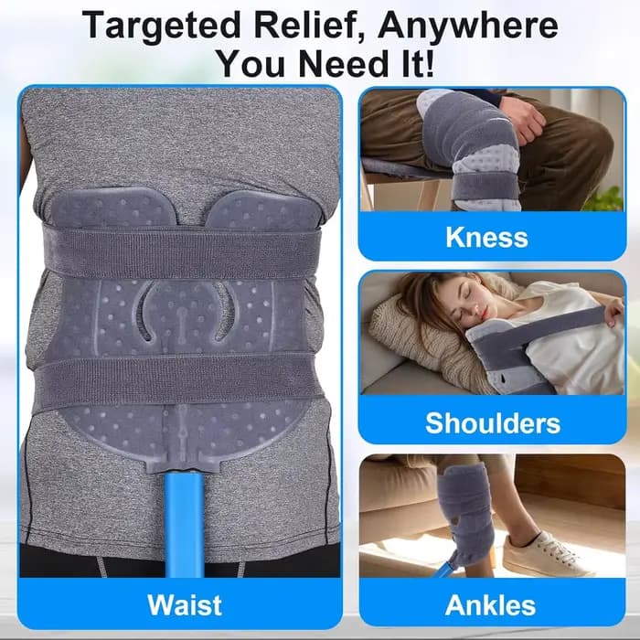 Système de kit de congélation de cryothérapie de machine de thérapie par le froid pour les soins post-chirurgie ACL MCL gonflement entorses et autres blessures