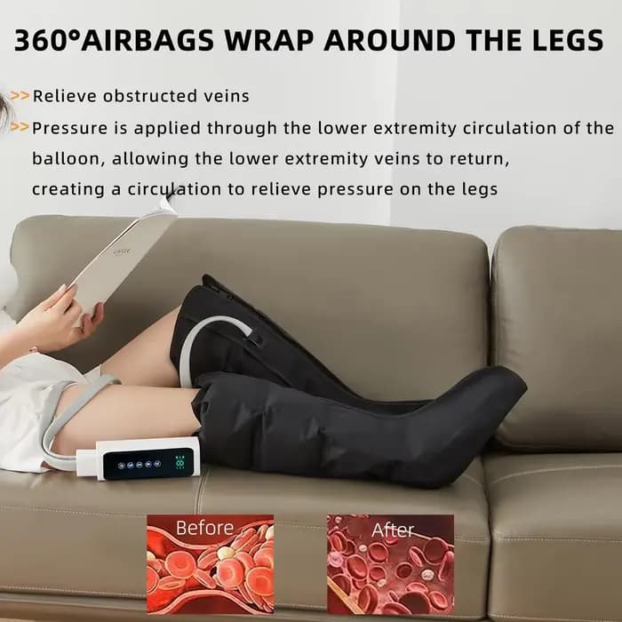 Masseur de jambes de Massage à Compression d'air
