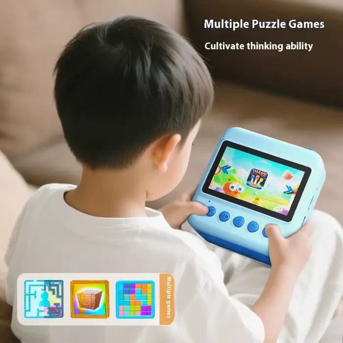 Caméra d'impression pour enfants, papier thermique HD, prête à tirer, Mini appareil Photo rétro, Photo, cadeau d'extérieur pour enfants