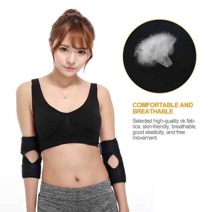 Ceinture de soutien des coudes et des bras auto-chauffante en Tourmaline, thérapie magnétique, soulagement de la douleur, amincissant, perte de poids, soins des bras