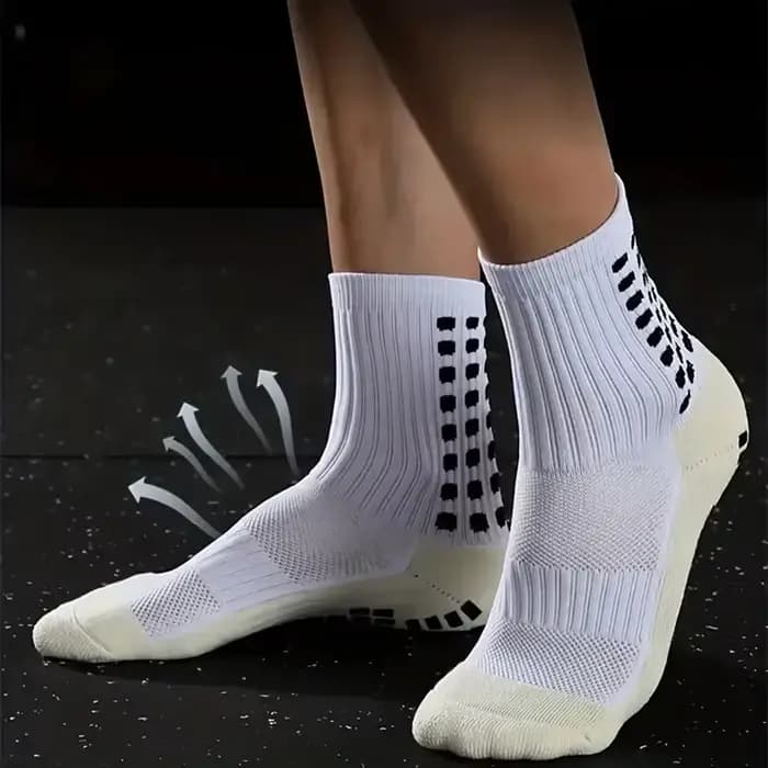 1-3 paires ensemble hommes Grip Football chaussettes genouillères mollet manches adulte jeunesse antidérapant jambe protège-tibia pour basket-ball Football Sports