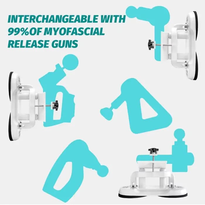 Porte-pistolet de Massage mains libres avec Base à Double aspiration