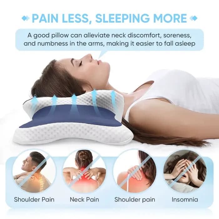 Oreiller cervical en mousse à mémoire de forme