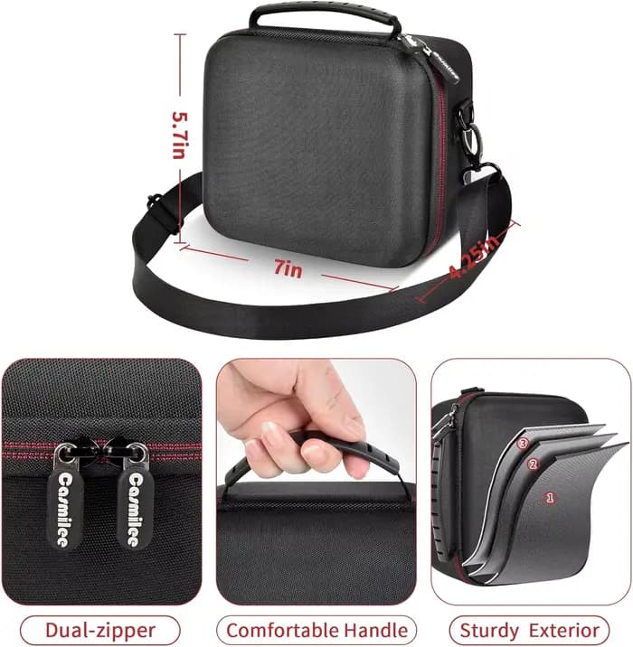 Étui de rangement pour appareil photo numérique sans miroir Sony Alpha ZV-E10 Alpha a6400/ a6700/ a6100/ a6000/ a6600/ a6500 (sac uniquement)