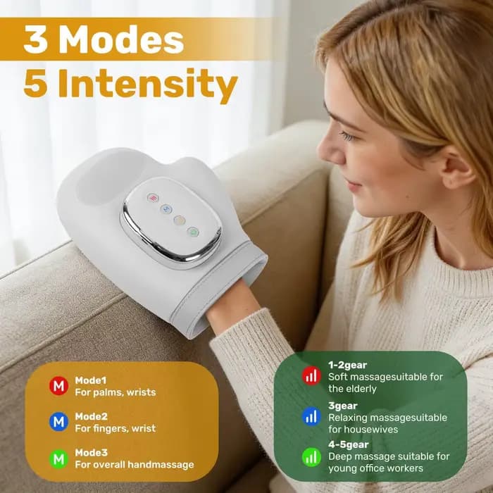 Masseur pour les mains avec 3 modes