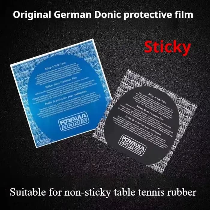 Film protecteur transparent adhésif Donic pour raquette de tennis de table – Outil de protection du caoutchouc de raquette de ping-pong