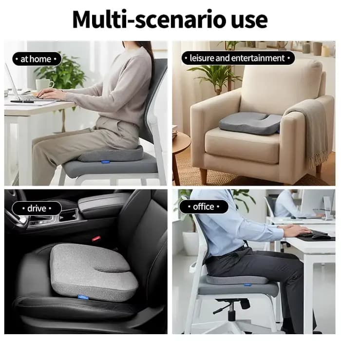 Coquilone sciatique soulagement des maux de dos confort chaise de bureau coussin de siège de voiture antidérapant