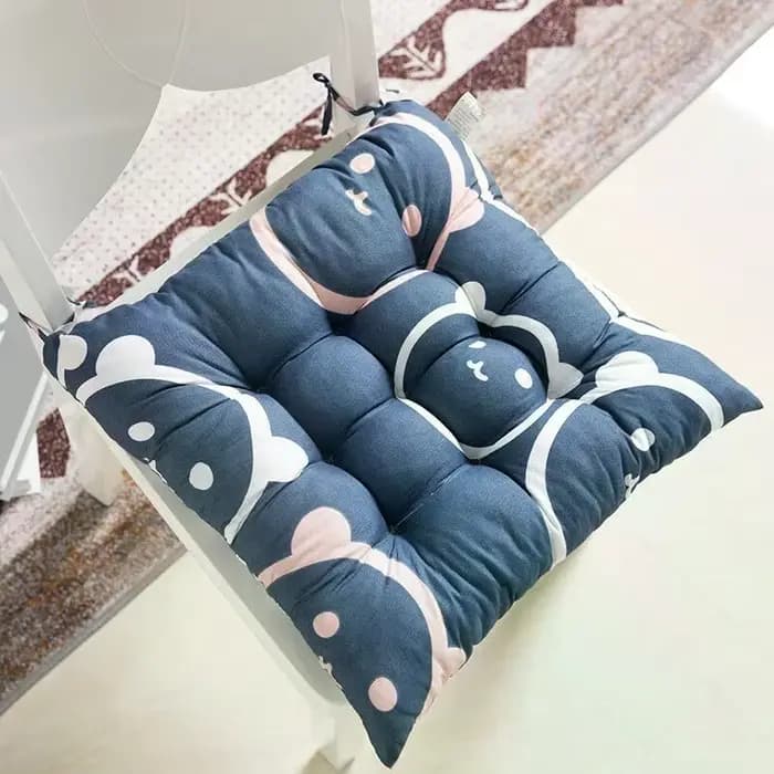 Coussin rembourré doux en coton, 1 pièce, tapis carré solide pour chaise, bureau, décoration de la maison, voiture, jardin, salon, siège