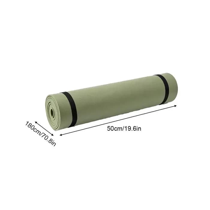 Tapis de yoga et de Pilates, épais, antidérapant, coussin de yoga, tapis d'exercice de fitness pour femmes, idéal pour la maison et la salle de sport