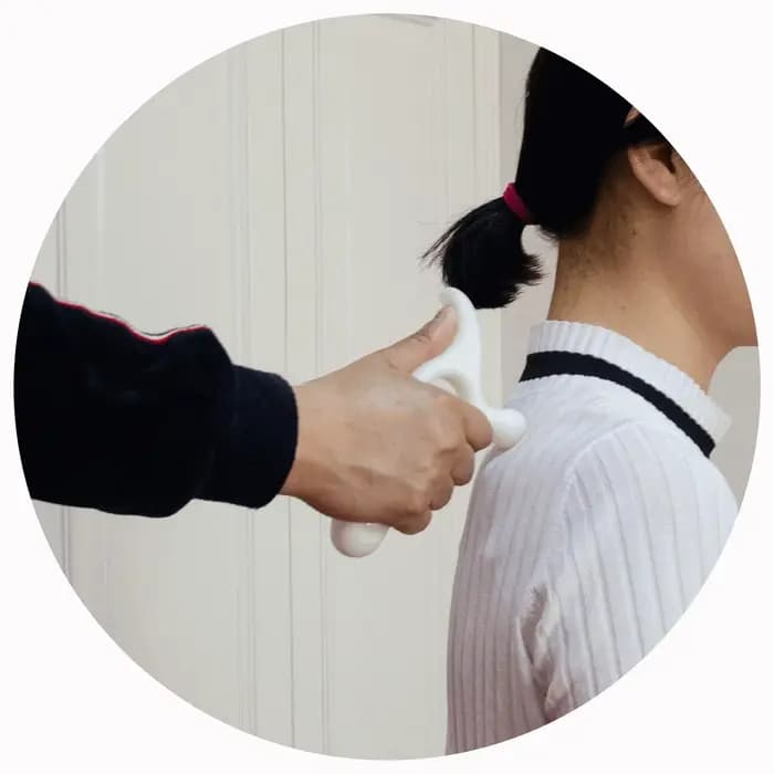 Nouveau Massage des points d'acupuncture à grande tête