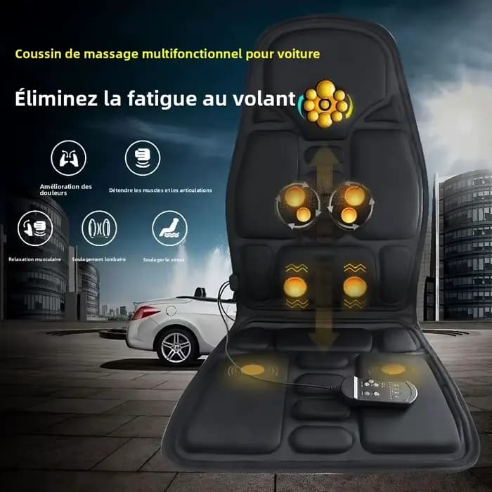 Coussin de massage multifonctionnel pour voiture