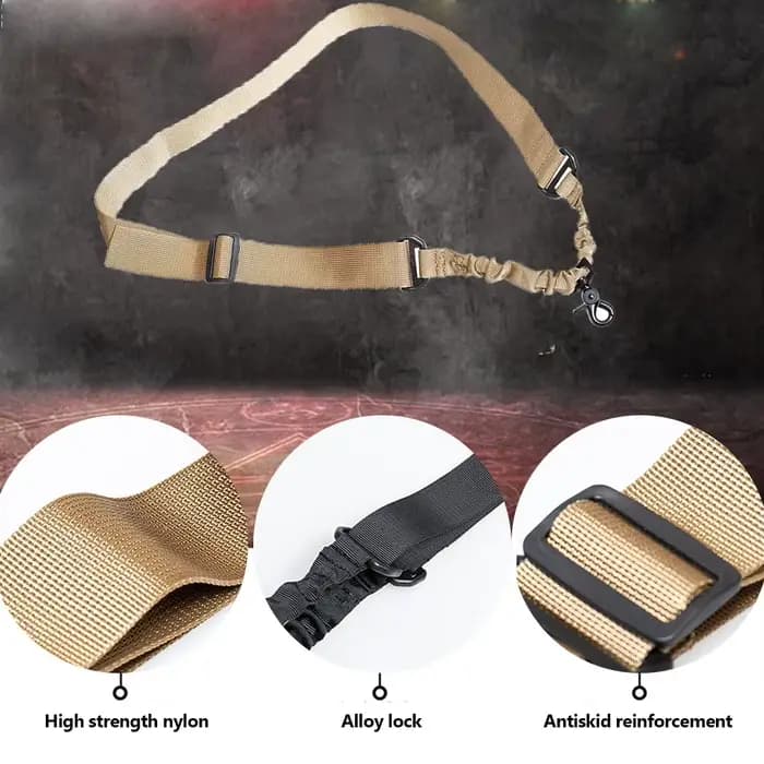 Écharpe pour pistolet tactique, tir réglable, 1/2/3 points, ceinture de cerclage pour fusil Airsoft, accessoires de chasse et de randonnée