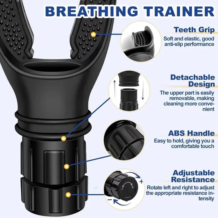 Entraîneur respiratoire flexible pulmonaire