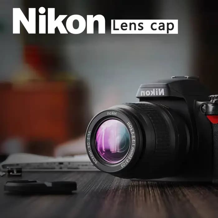 Capuchon d'objectif Nikon d'origine 40.5/49/52/55/58/62/67/72/77/82/86mm, capuchon de protection pour objectif d'appareil photo reflex numérique et hybride