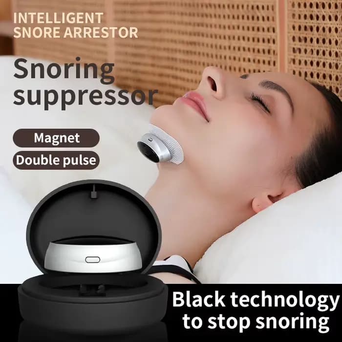 Dispositif anti-ronflement à stimulation à double impulsion - Soulagement de l'apnée du sommeil