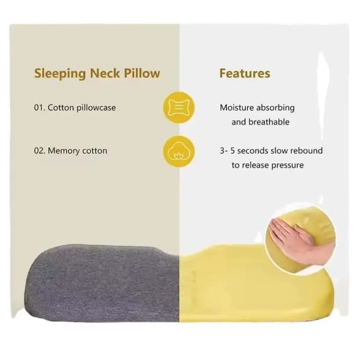 Oreiller cervical en mousse à mémoire de forme