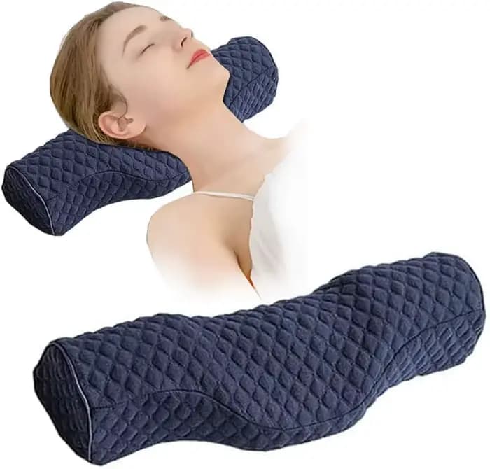 Oreiller cervical, oreiller ergonomique en mousse à mémoire de forme