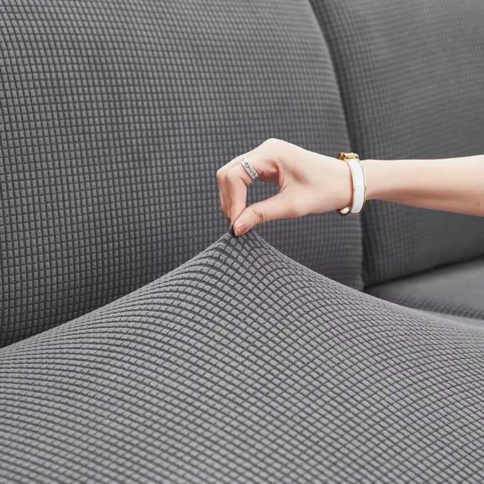 Housse de coussin de siège de canapé en Jacquard extensible pour protection de meubles de salon housse de protection sectionnelle de fauteuil lavable Anti-salissure
