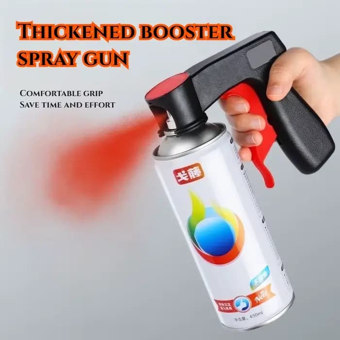 Adaptateur de pistolet de pulvérisation de peinture de polissage, poignée de déclenchement d'aérosol instantanée avec verrouillage à poignée complète, outil universel d'entretien de voiture