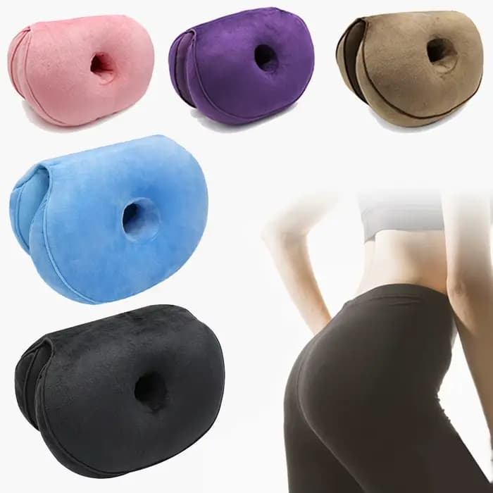 Coussin orthopédique multifonction double confort en mousse à mémoire de forme pour le bassin