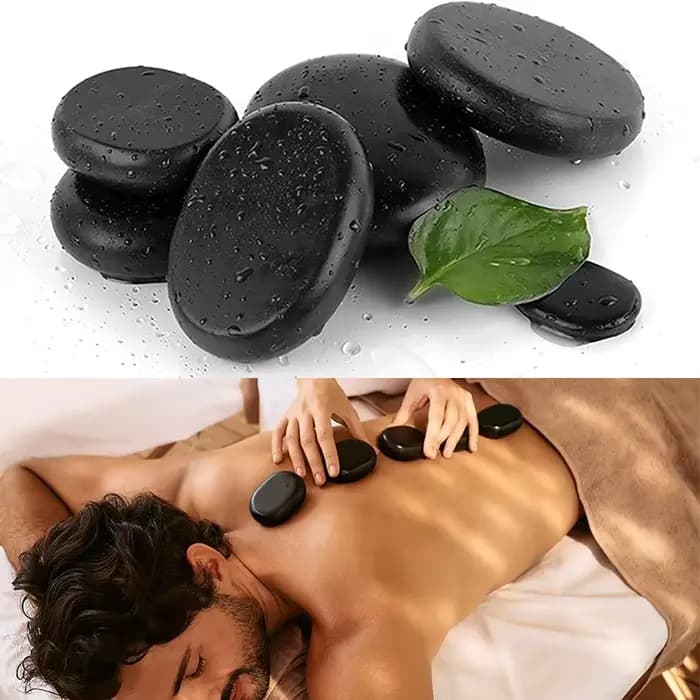 12 pièces pierres de Massage chaudes Rock plus chaud Spa masseurs