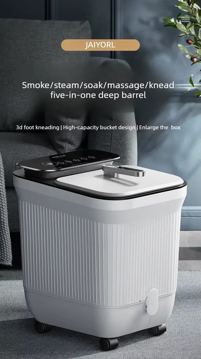 Bain de pieds électrique pour spa à domicile avec chauffage et température constante