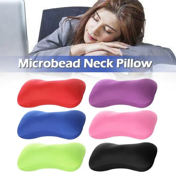 Coussin de soutien en microbilles pour le cou et la tête