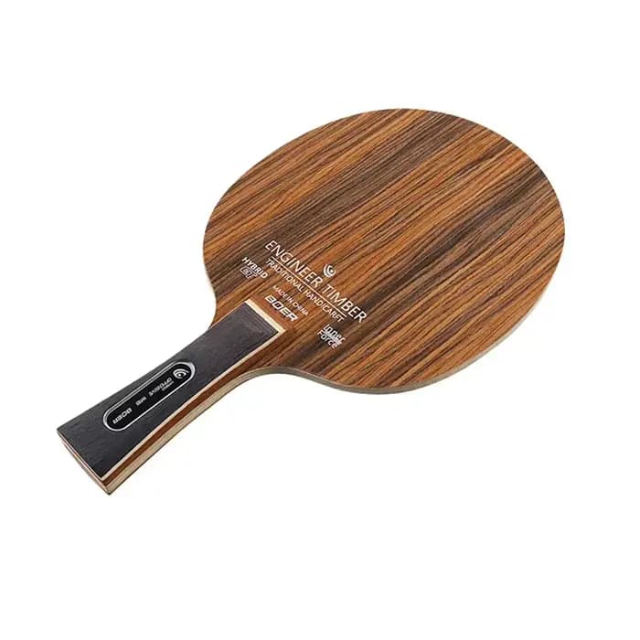 Boer – planche de Tennis de Table en ébène, Base de lame, lame de Pong à 7 plis, plaque inférieure de pagaie, raquette de Tennis de Table, batte de ping-pong en caoutchouc