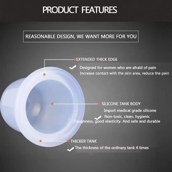 Ventouses sous vide en Silicone