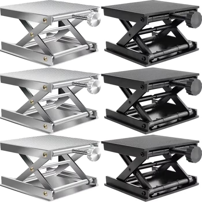 Support de levage pour machines à graver sur bois, tables élévatrices en plastique, plate-forme de Construction, expérience, Support horizontal