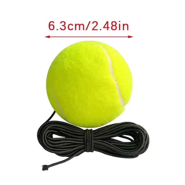 3W1/2/5 pièces Corde de base de tennis, Équipement d'entraînement de tennis, Rebondeur autodidacte, Équipement de sparring de tennis, Rebond élevé, Durable