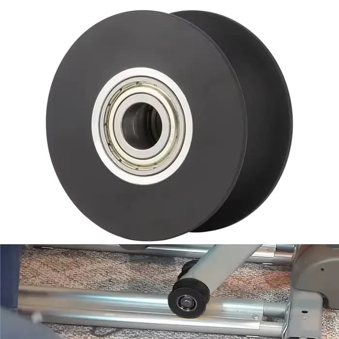 Roues de Roulement Elliptiques Silencieuses en Polyuréthane, Accessoires de Poulie pour Équipement de Fitness, Pièce de Rechange