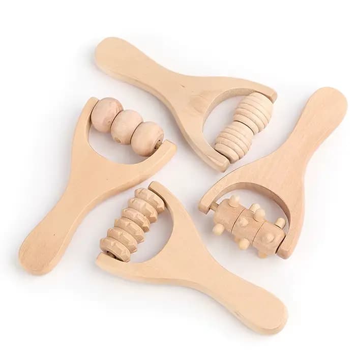 Rouleau en bois masseur thérapie corps