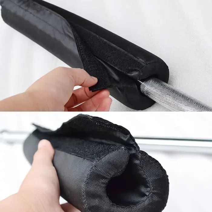 Coussin de protection pour barre d'haltères, pour squats, soutien des épaules, en mousse éponge, antidérapant, pour barres standard et autres barres.