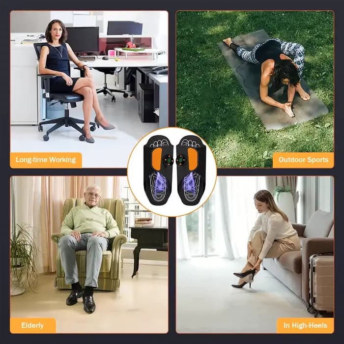 Nouvelles chaussures de massage électrique pour les pieds avec télécommande